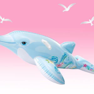 Intex 58535NP - Aufblasbares Reittier Delfin, Vinyl, Mehrfarbig
